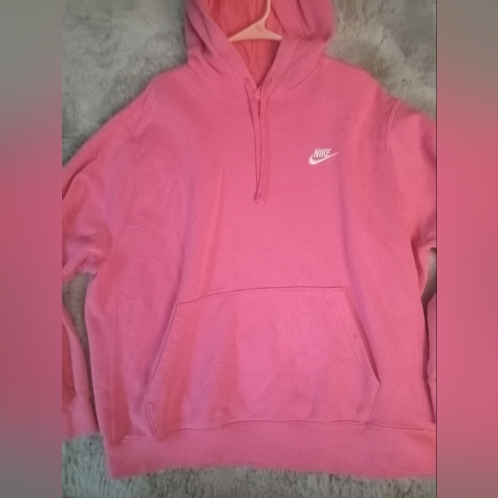 Mens pink nike hoodie